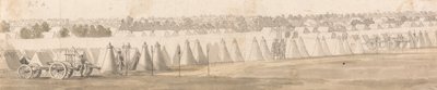 Un accampamento nelle Fiandre da Thomas Sandby